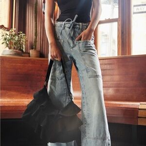 Free People Curvy Outlaw Wide Leg
